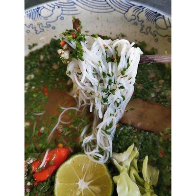 云南德宏 芒市傣味苦撒速食 新鲜撒撇米线 柠檬酸撒 撒苤真空袋装