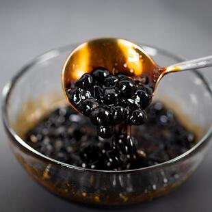 天源旺客黑糖珍珠粉圆900g甜品奶茶店专用黑珍珠台湾风味商用家用