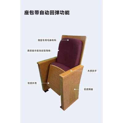定制升堂椅 排椅Soi礼d Wood昊升会议室电影院剧院联昊排l座椅阶