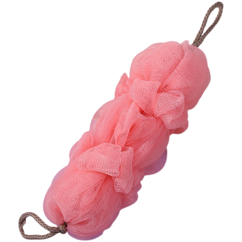 加大号浴花球高档散长条超柔软男女搓澡两用洗澡巾沐浴球泡泡