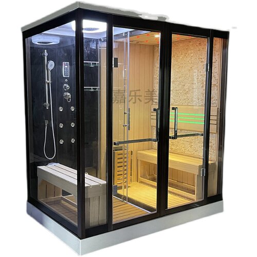 新款家用汗蒸房干湿蒸房桑拿一体式两用桑拿房蒸汽房