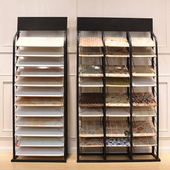 瓷砖落地式 样品展示架地砖实木扣板石材色板架集成吊顶橱柜门