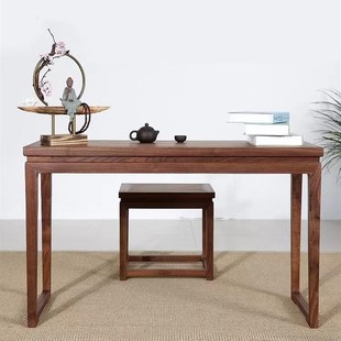 榆木古琴桌书法桌古筝桌琴台电子琴桌学习书桌棋桌实木两件