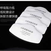 新款 过煤矿打磨喷漆粉尘棉配防尘面具化工防护