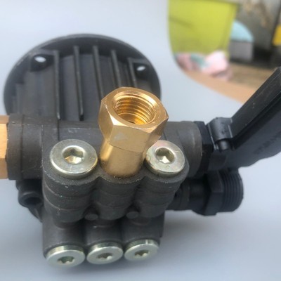 淼霸高压洗机泵头总成  家用洗车机水泵头关盒传动箱