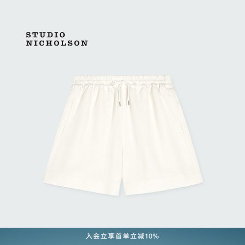 【春夏新品】STUDIO NICHOLSON女士KARYA松紧抽绳短裤