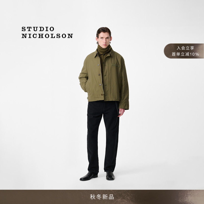 【秋冬新品】STUDIO NICHOLSON男士LINTON羊毛内衬工装夹克外套图片