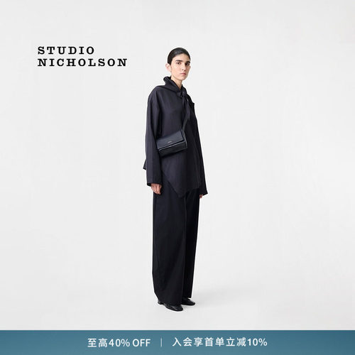 【奢享特惠】STUDIO NICHOLSON女士BUTE不对称下摆衬衫