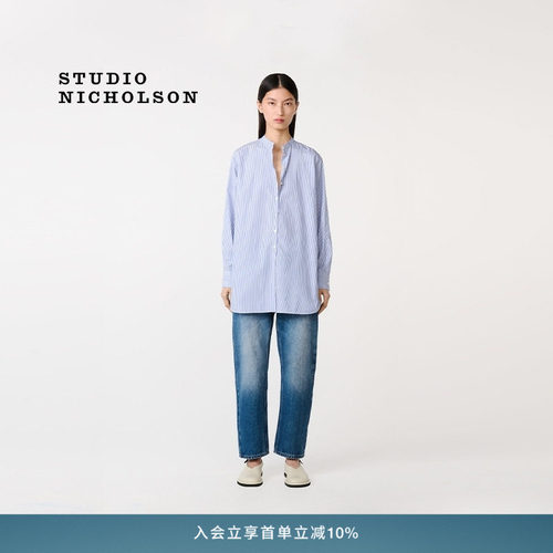 STUDIO NICHOLSON女士RUTHE男友风长裤牛仔裤