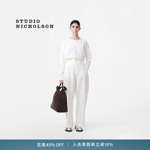 【奢享特惠】STUDIO NICHOLSON女士DORING系带束腰长裤