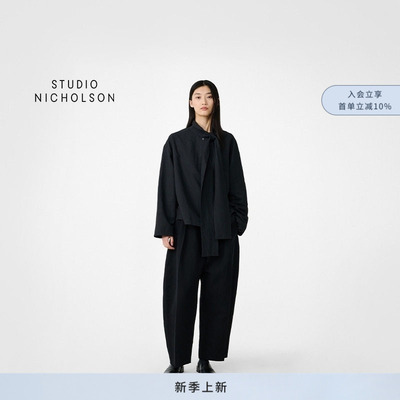 【春夏新品】STUDIO NICHOLSON女士COLT上衣工装风衬衣套头衬衫