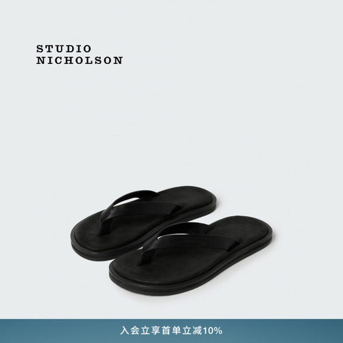【春夏新品】STUDIO NICHOLSON男士CURREN拖鞋凉鞋人字拖