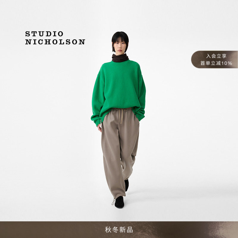 【秋冬新品】STUDIO NICHOLSON男女同款羊毛HEMYL根西岛毛衣图片