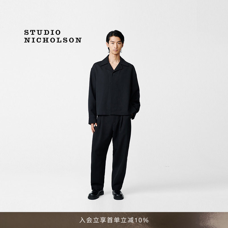 【经典甄选】STUDIO NICHOLSON男士RICK衬衫式夹克图片