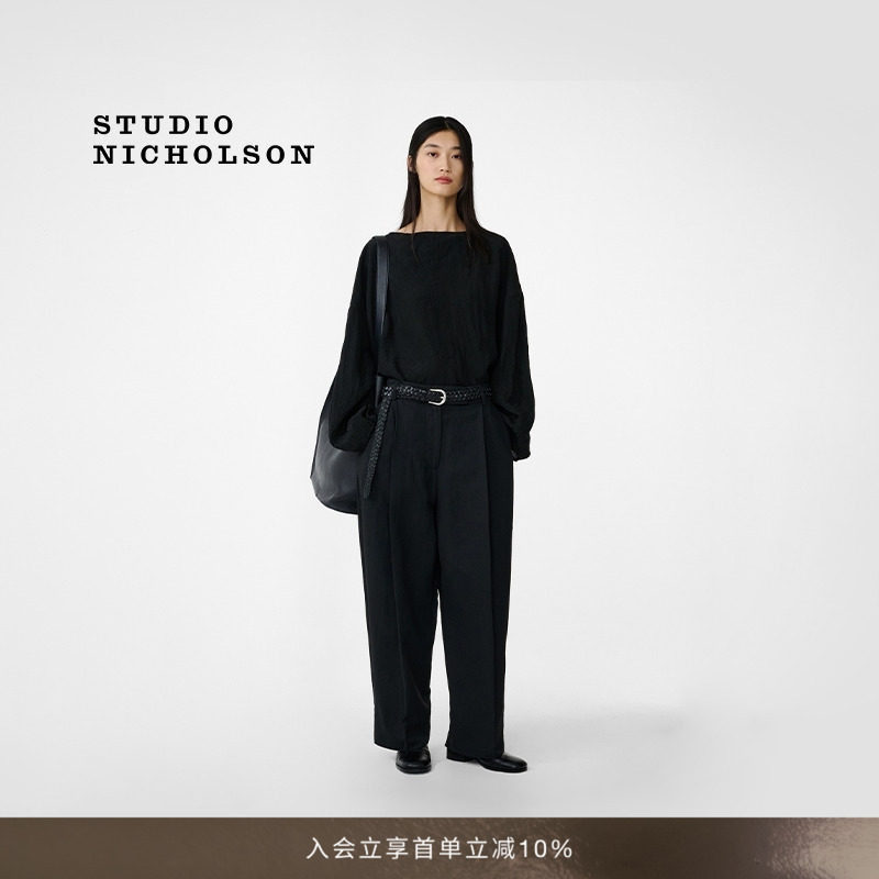STUDIO NICHOLSON 女士LAU长袖上衣图片