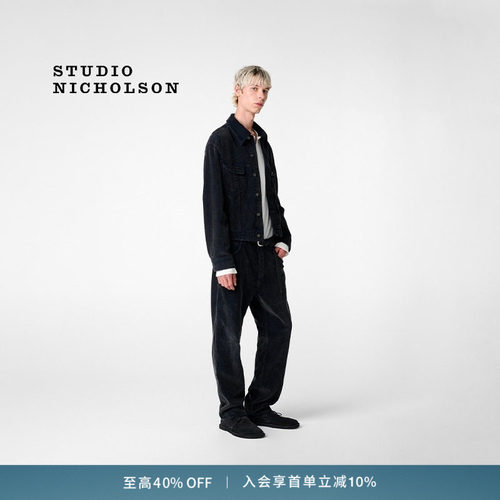 【AARON LEVINE联名】STUDIO NICHOLSON DERBY男士灯芯绒短外套