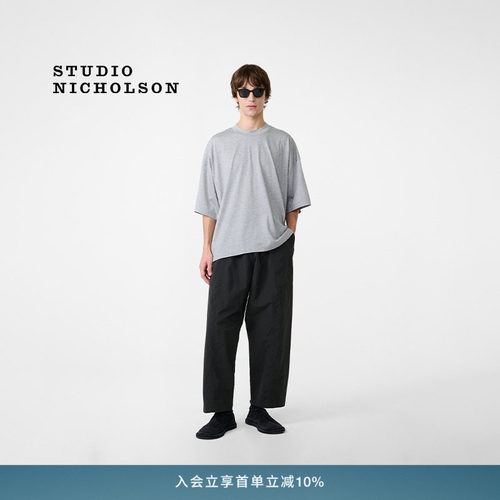 【经典款】STUDIO NICHOLSON男士PIU短袖T恤