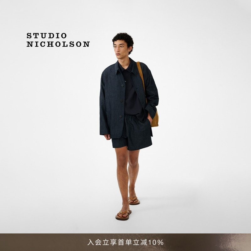 【春夏新品】STUDIO NICHOLSON男士LEMMER短袖衬衫图片