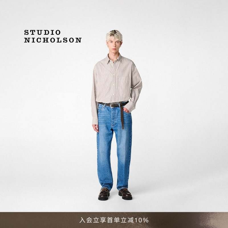 【BEAMS Plus联名】STUDIO NICHOLSON LISA男士棉质衬衫图片