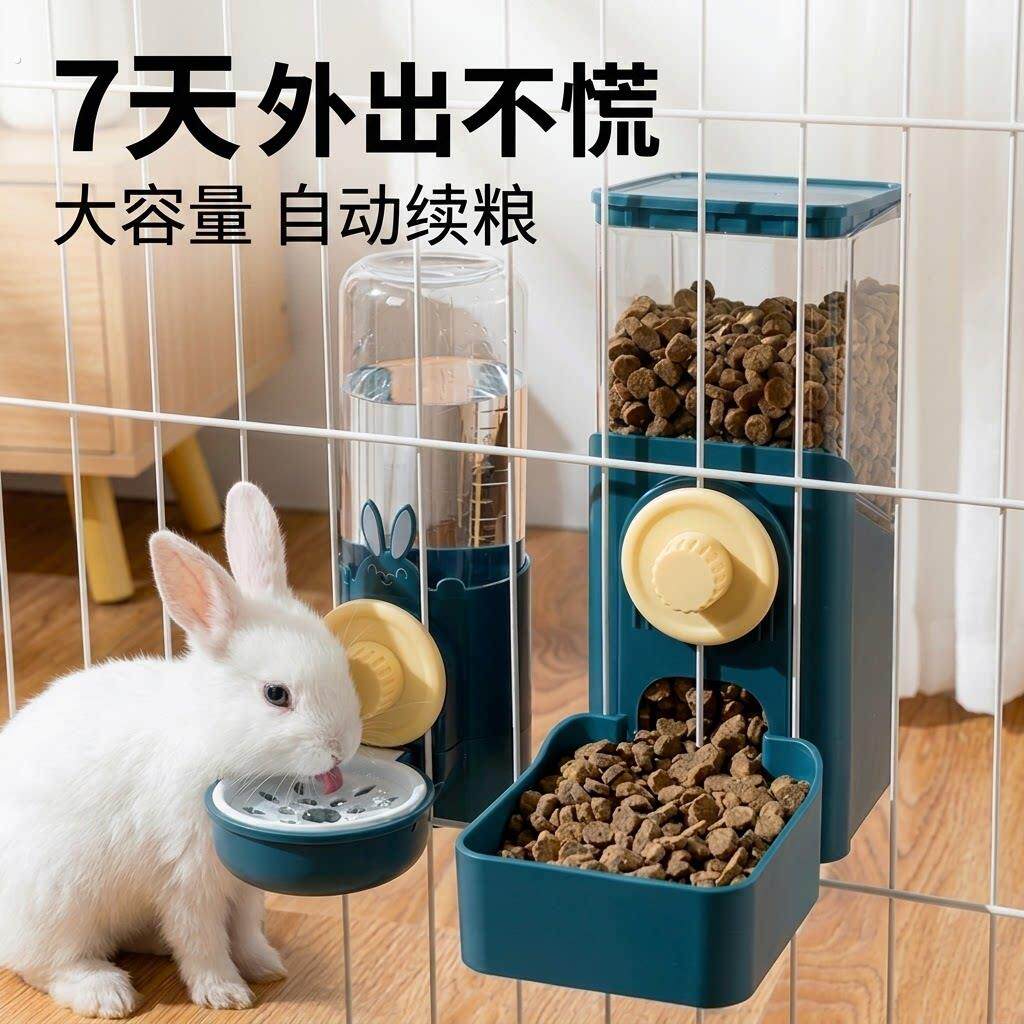 兔子饮水器挂式宠物仓鼠喂水器自动悬挂式喝水壶龙猫蜜袋鼯用品