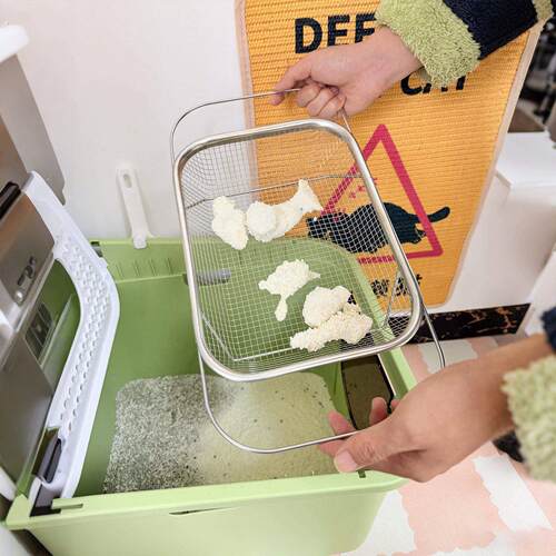 【铲屎神器】不锈钢猫砂过滤网多功能可伸缩筛网家用猫砂铲屎筛子
