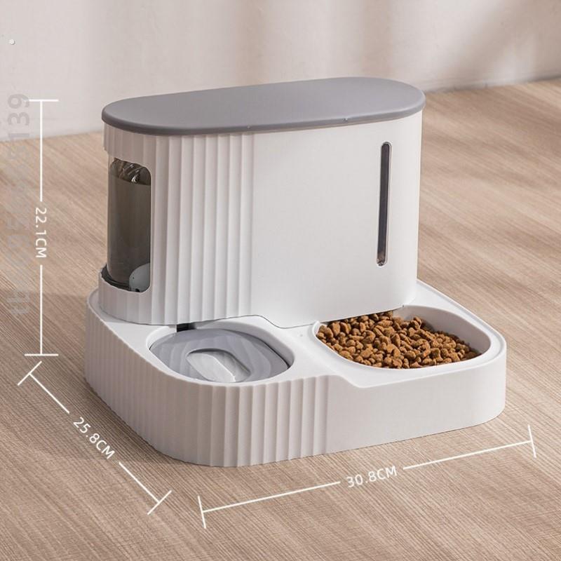 猫自动喂食器二合一通用专用训练大容量冻干猫食两用投食饭碗宠物