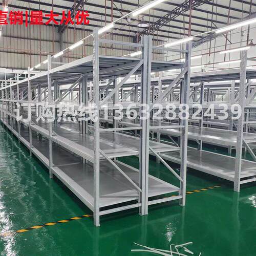 仓储货架置物架多层家用货物架加厚可拆装快递铁架子仓库房储物架