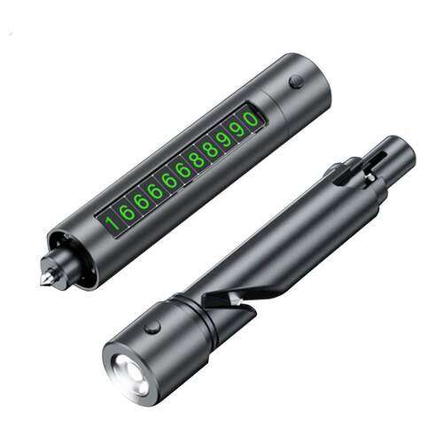 破窗器移车挪车电话牌四合一临时停车牌号码牌车内车载安全锤