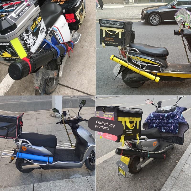 电动车雨伞收纳筒画筒收纳桶摩托车雨伞收纳筒电动车装伞桶带盖