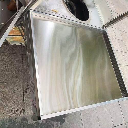 摆摊加宽延长板三轮车延伸板摆摊不锈钢桌面折叠架加长板餐车.