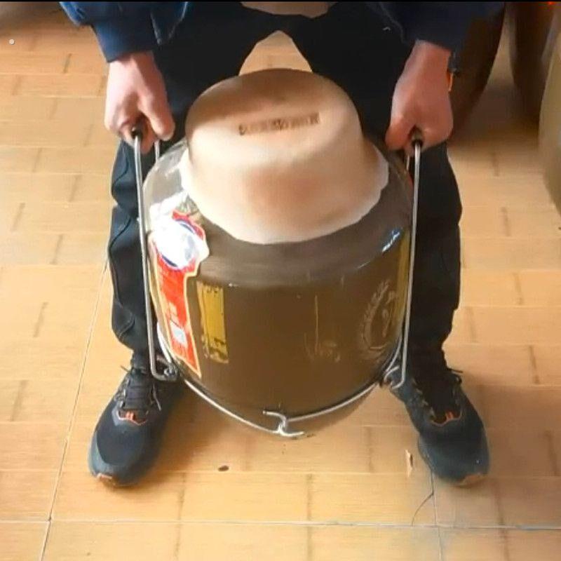 擡酒坛神器手提酒坛酒坊神器黄酒瓶搬运工具酒坛兜厨房提拉器省力
