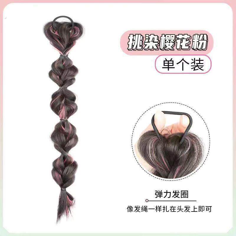泡泡辫假发女蓬松甜酷灯笼辫双马尾仿真发辣妹拳击辫无痕长发辫子