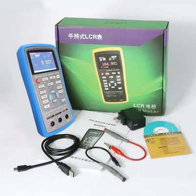 手持高精度lcr数字电桥et430-433系列频率100KHz测电感电容电阻表