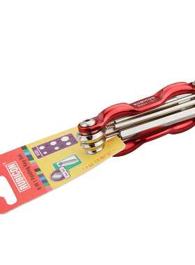 RUBICON/罗宾汉 RAH-01折叠公制六角匙6合1六角板手组