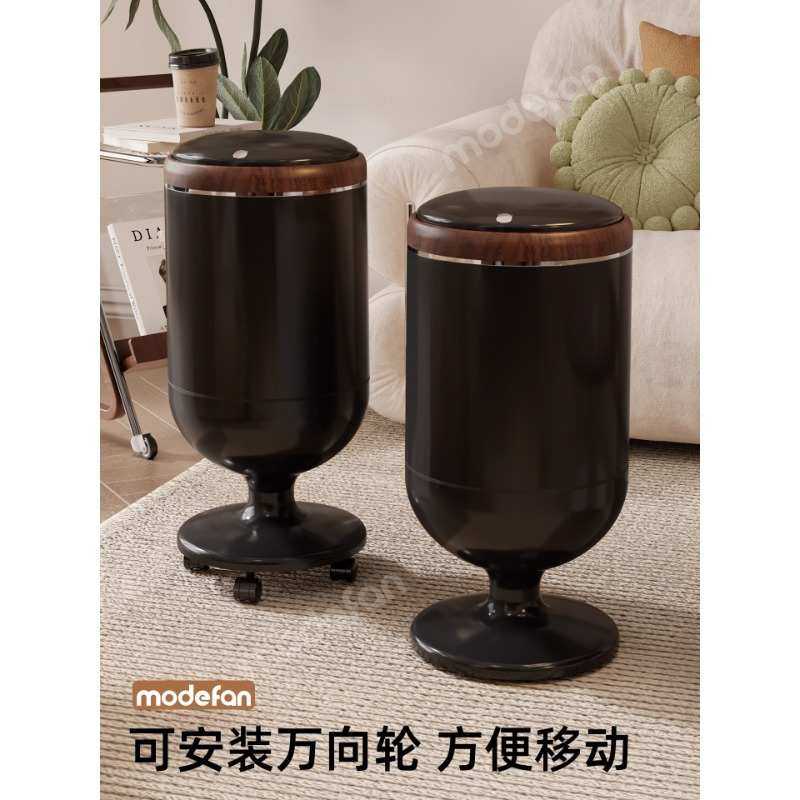垃圾桶客厅卫生间家用厨房带盖可移动式大号带轮子高颜值收纳纸篓