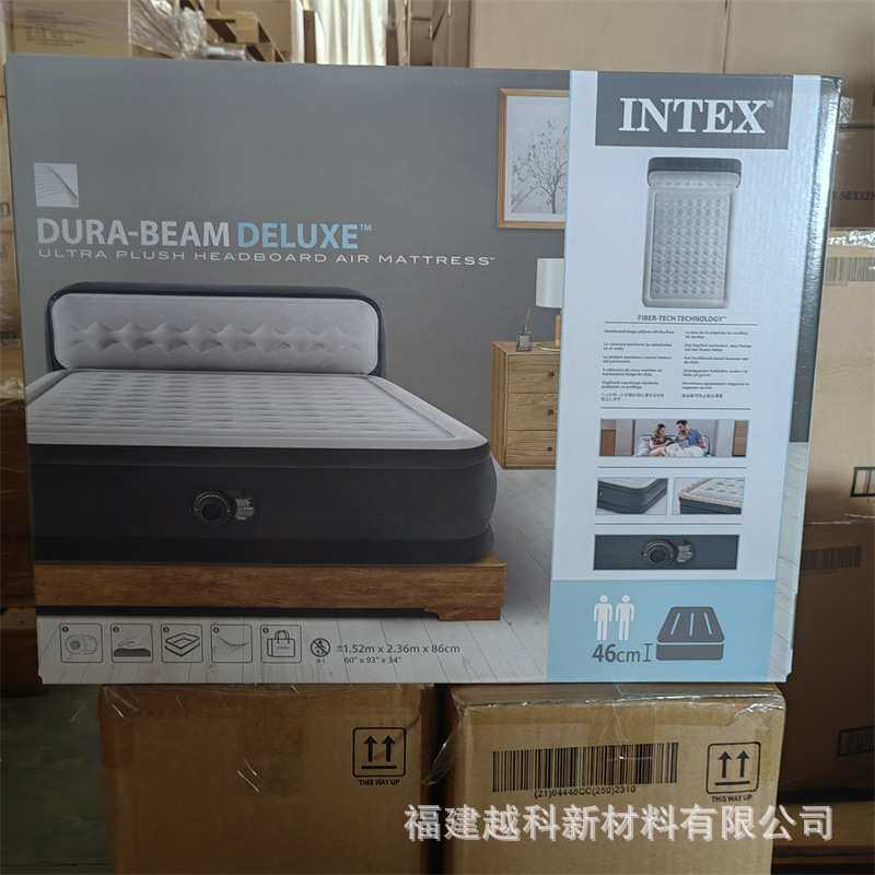 intex充气床垫双人家用内置电动冲气床卧室折叠气垫床64448