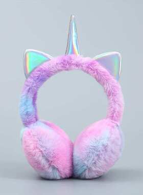 2025跨境新款 Kids' Gloves Scarves 儿童图案聚酯编织保暖耳罩