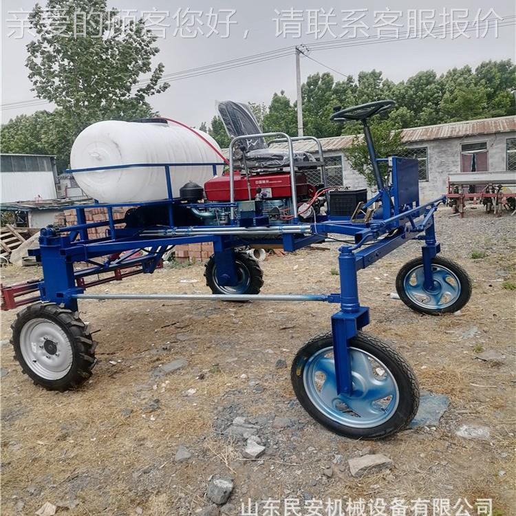 油12马力风冷玉米打药 液压折叠UEH杆喷药车机 自走式喷蔬柴菜撒