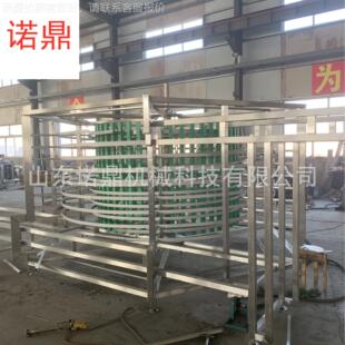 一吨螺旋冻冻机 水饺速冻机厂家 低昂温速冷冻机多少钱DKN 氟利速