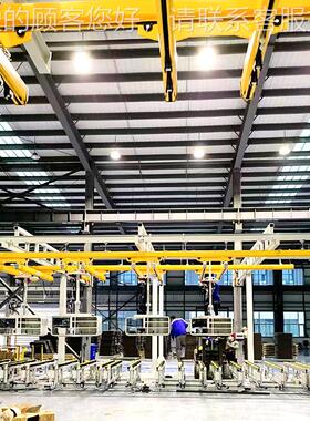 起KBK轨道柔性钢性轻轨悬挂重机组合车间式铝RGF合金型框架电动行