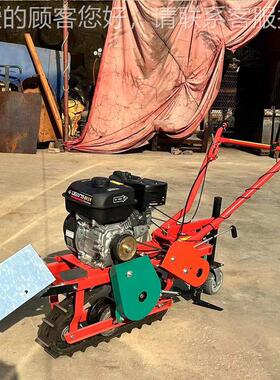 牵引自式动铺放收蒜机配蒜 手扶车套大YCU蒜起蒜机 不伤不压蒜刨