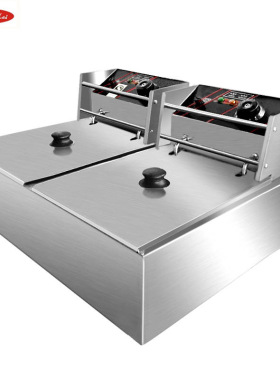 新粤海EF-81/82 电炸炉商用 炸炉 粤海台式单缸电炸炉油炸锅 商用