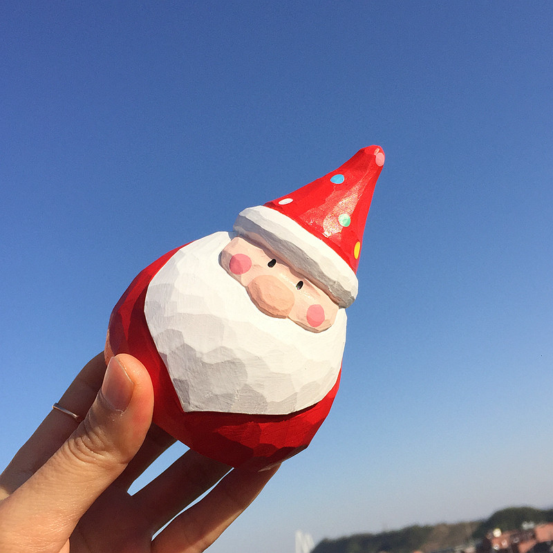 木雕圣诞老人摆件可爱纯手工雪人桌面橱窗祝福礼盒卡通圣诞节礼物,节庆用品/礼品,圣诞装饰品,淘宝优惠券,粉丝福利购,淘宝优惠卷
