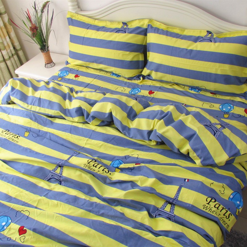 秋冬全棉磨毛床单被套枕套单件学生宿舍加厚保暖睡单多尺寸多花色