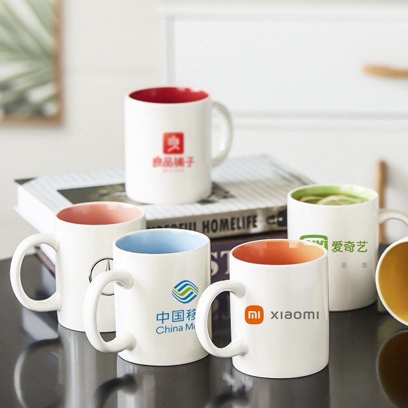 一个起印印照片图片印logo广告杯子定制陶瓷马克杯做活动礼品礼物