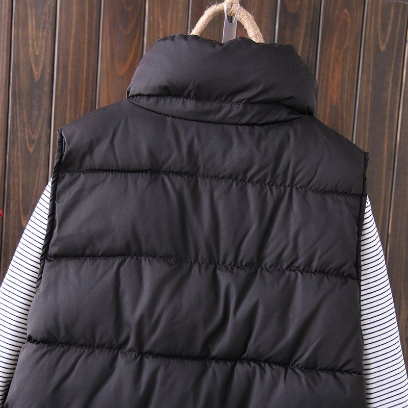 2023冬季新款中长款大码棉马甲女外套胖MM时尚显瘦保暖面包服背心,女装/女士精品,马夹,淘宝优惠券,粉丝福利购,淘宝优惠卷