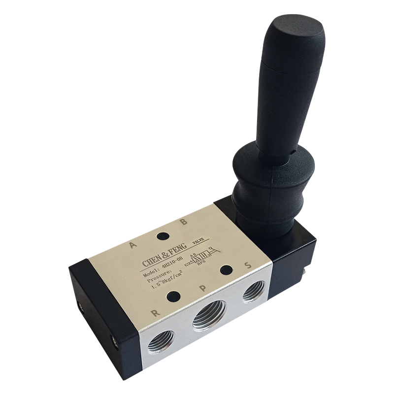 气动手扳阀二位五通4H210-08手拉阀直动式气缸手动换向阀气阀开关