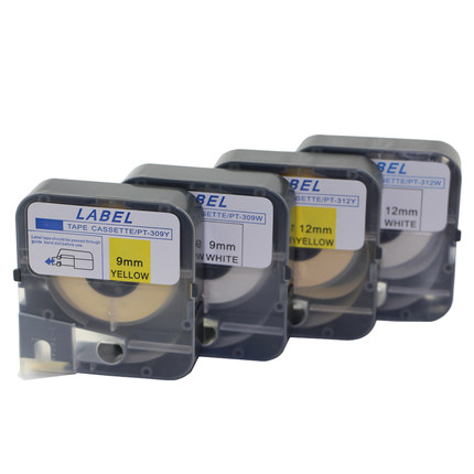 适用MAX线号机LM-380EZ LM-390A不干胶标签贴纸309W硕方9MM贴纸芯