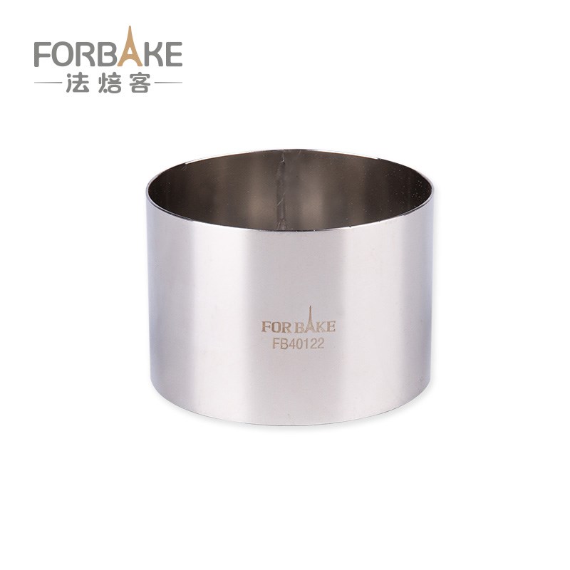 法焙客 大鼓面包模具 迷你慕斯圈 肉桂卷不锈钢加高圆形蛋糕模具