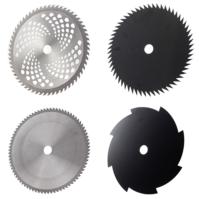 割草机刀片割灌水稻收割机白钢猛打草机刀片园林锯片合金刀片配件